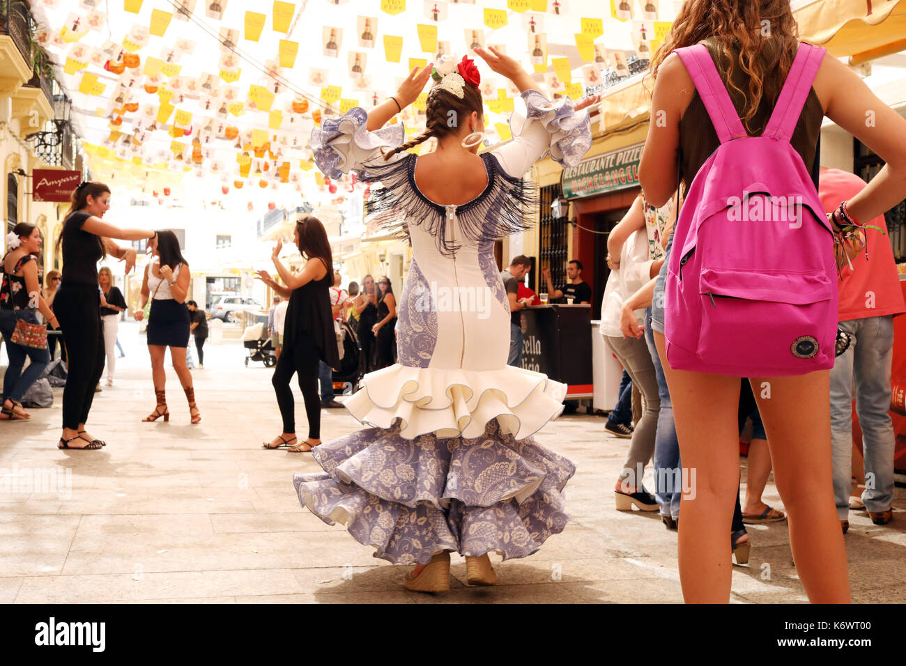 Pic montre : fiesta de temps à Ronda en Espagne. photo par Gavin Rodgers/ Pixel8000 Banque D'Images