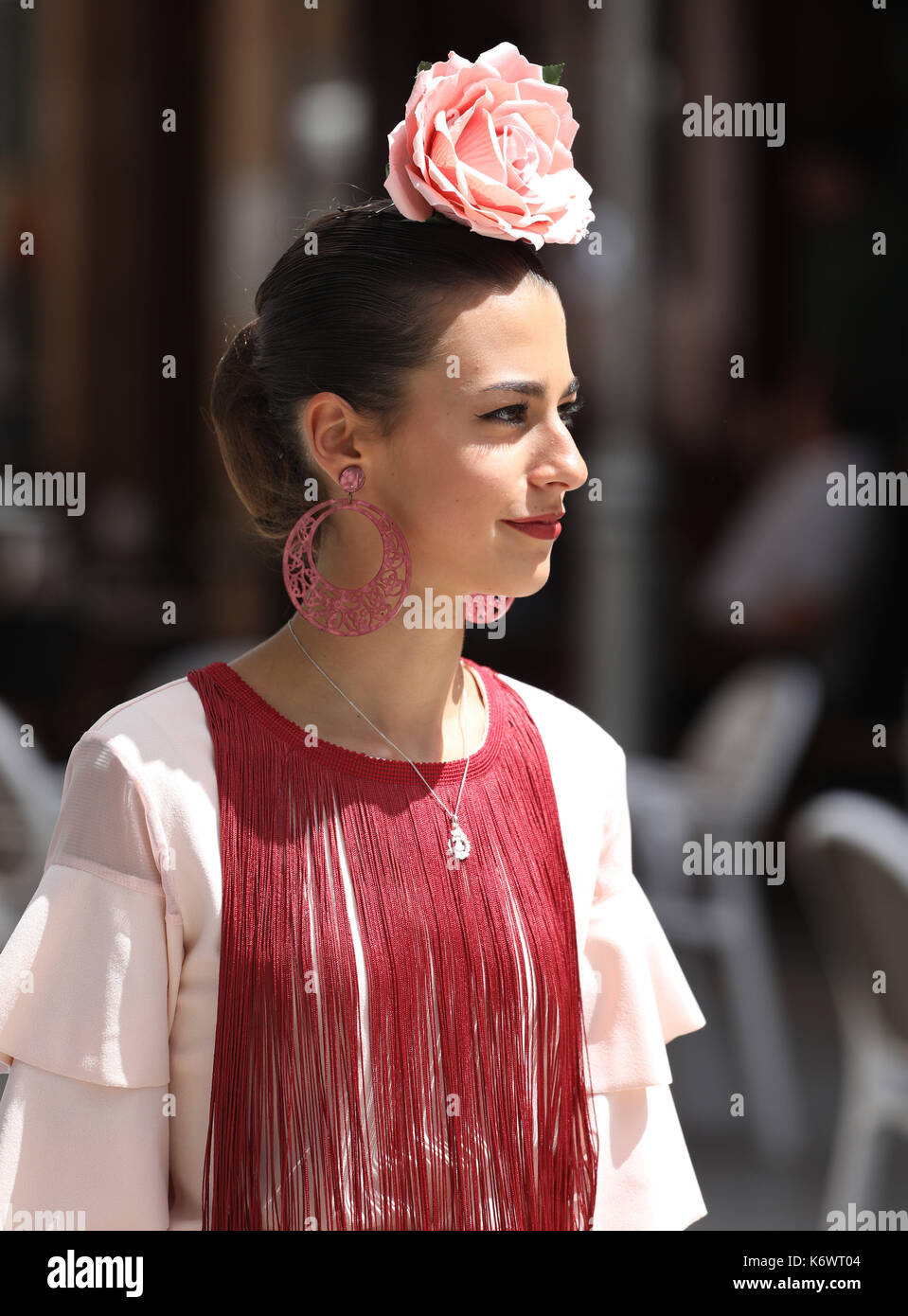 Pic montre : fiesta de temps à Ronda en Espagne. photo par Gavin Rodgers/ Pixel8000 Banque D'Images