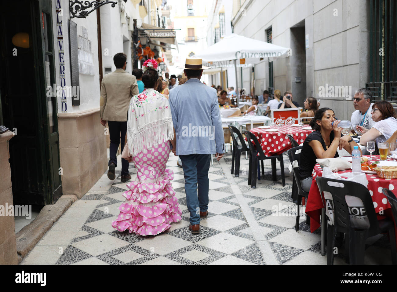 Pic montre : fiesta de temps à Ronda en Espagne. photo par Gavin Rodgers/ Pixel8000 Banque D'Images