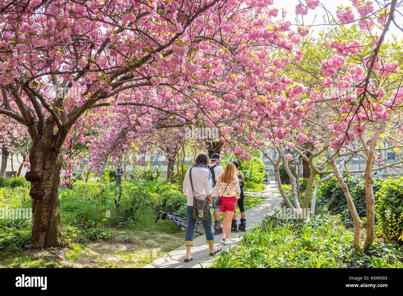 France Paris Quartier Du Marais Marie Trintignant Jardin