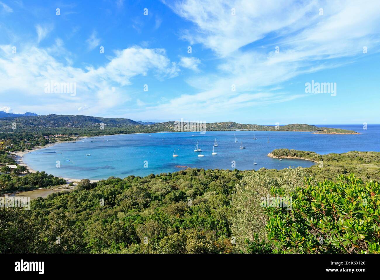 France Corse Du Sud Porto Vecchio Bay Et Plage De Saint