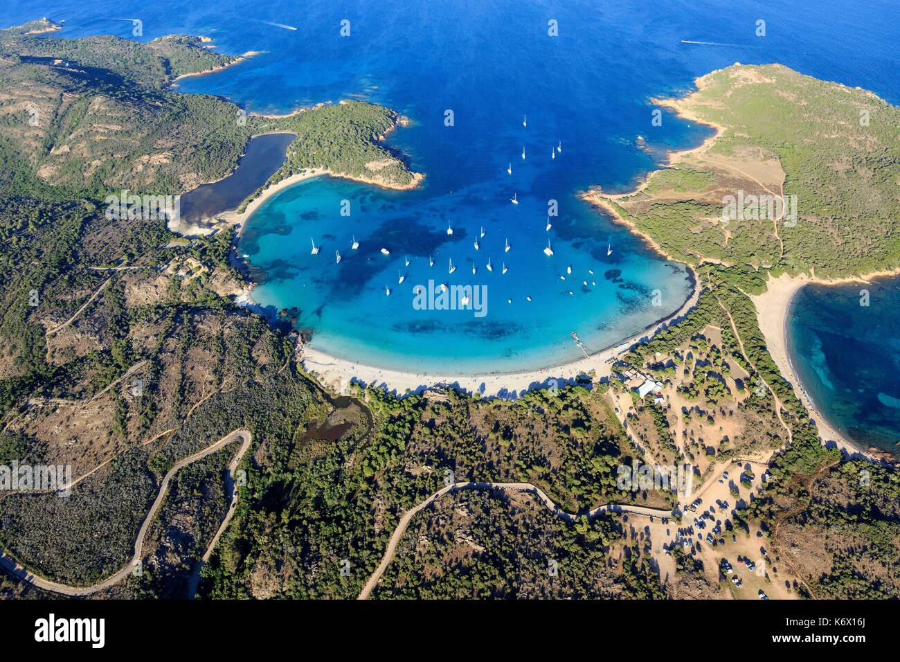 France Corse Du Sud Freto Bonifacio Plage De La