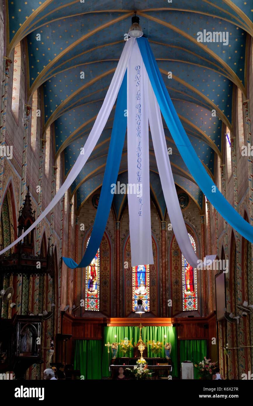 La réunion, de Saint Denis, l'Église catholique de NotreDame de la