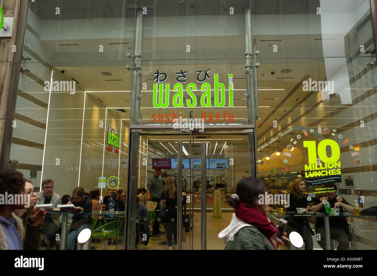 Wasabi Sushi & Restaurant Bento à Londres, RoyaumeUni Photo Stock Alamy