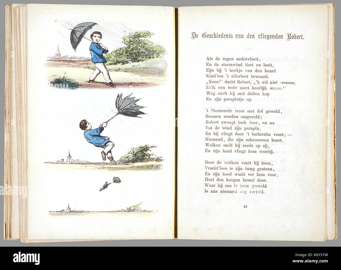 Prentenboek als een nieuw aardig op het vervolg beroemde Hoogduitsche Der Struwwelpeter kinderwerk PPN 263819787 Image 11 Banque D'Images