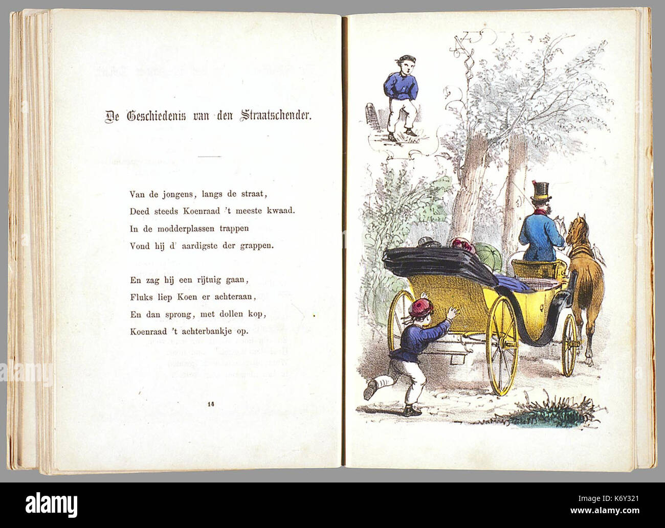 Prentenboek als een nieuw aardig op het vervolg beroemde Hoogduitsche Der Struwwelpeter kinderwerk PPN 263819787 Image 12 Banque D'Images