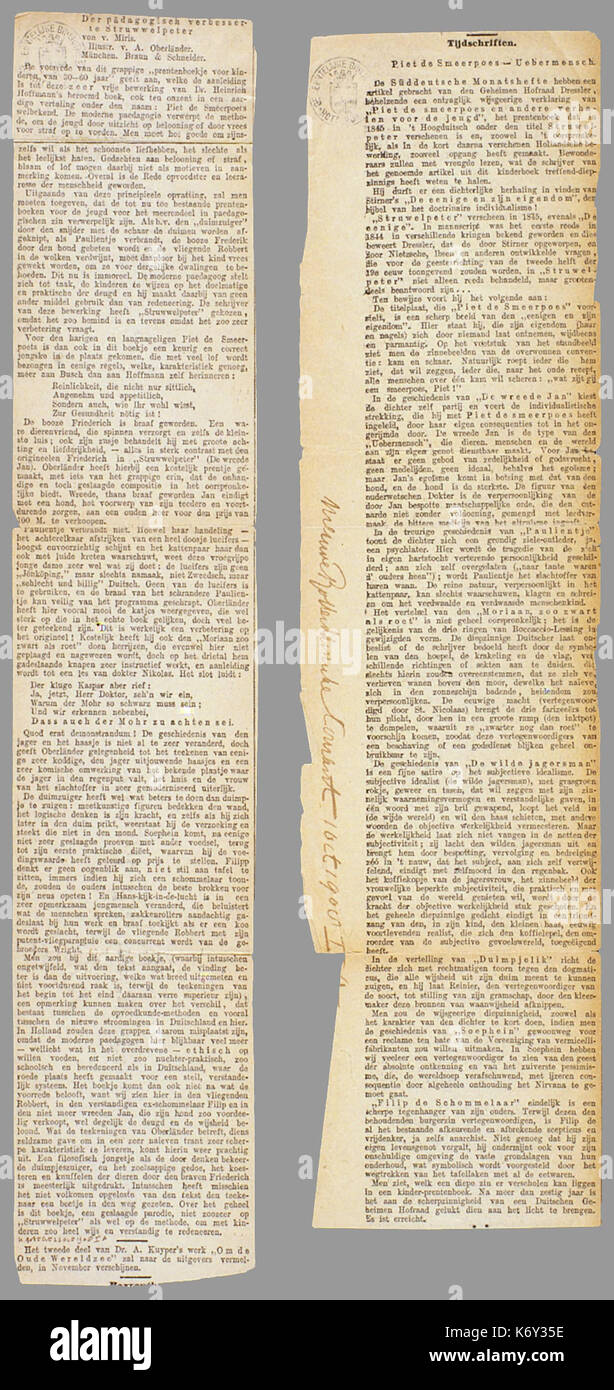 Prentenboek als een nieuw aardig op het vervolg beroemde Hoogduitsche Der Struwwelpeter kinderwerk PPN 263819787 Image 20 Banque D'Images