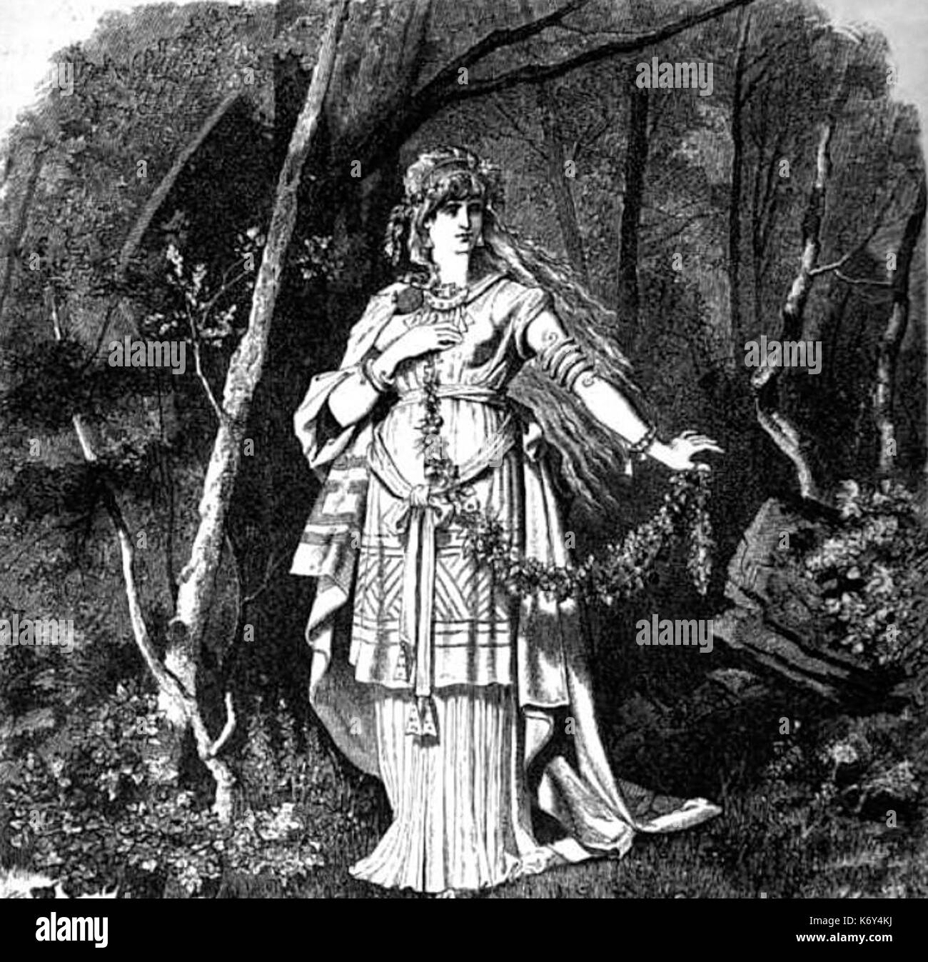Freya par C. E. Doepler Banque D'Images