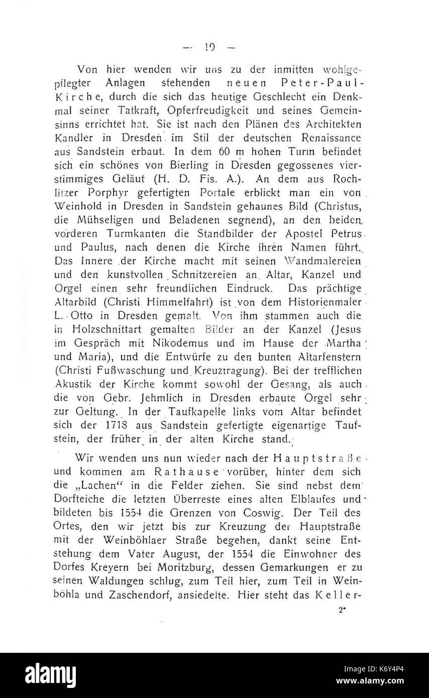 Führer durch Coswig et environs 19 Banque D'Images