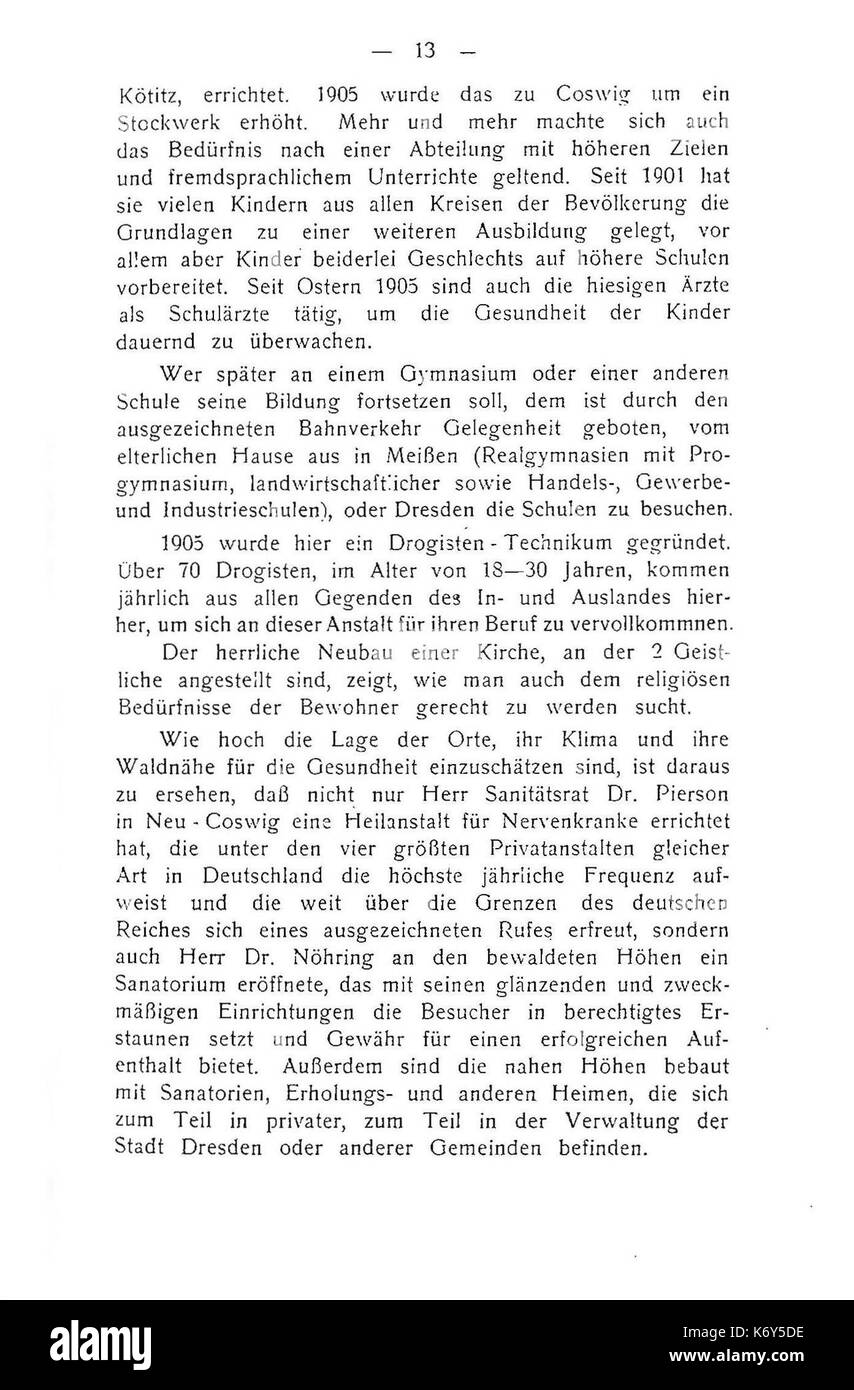 Führer durch Coswig et environs 13 Banque D'Images