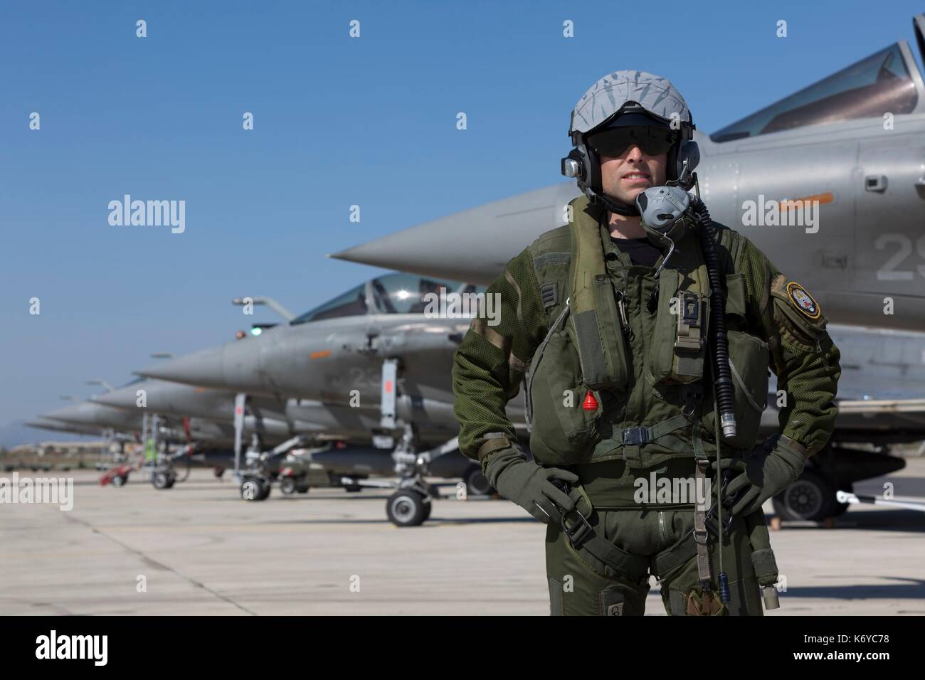 France, Bouches du Rhône, Istres, Air Base 125, le Rafale de Dassault Aviation, Marine, pilote de chasse de l'aéronautique navale française Banque D'Images