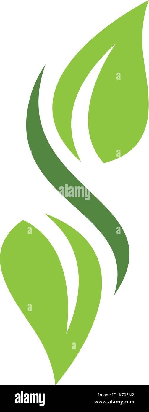 Feuille d'arbre logo vector design, eco-friendly concept. Illustration de Vecteur