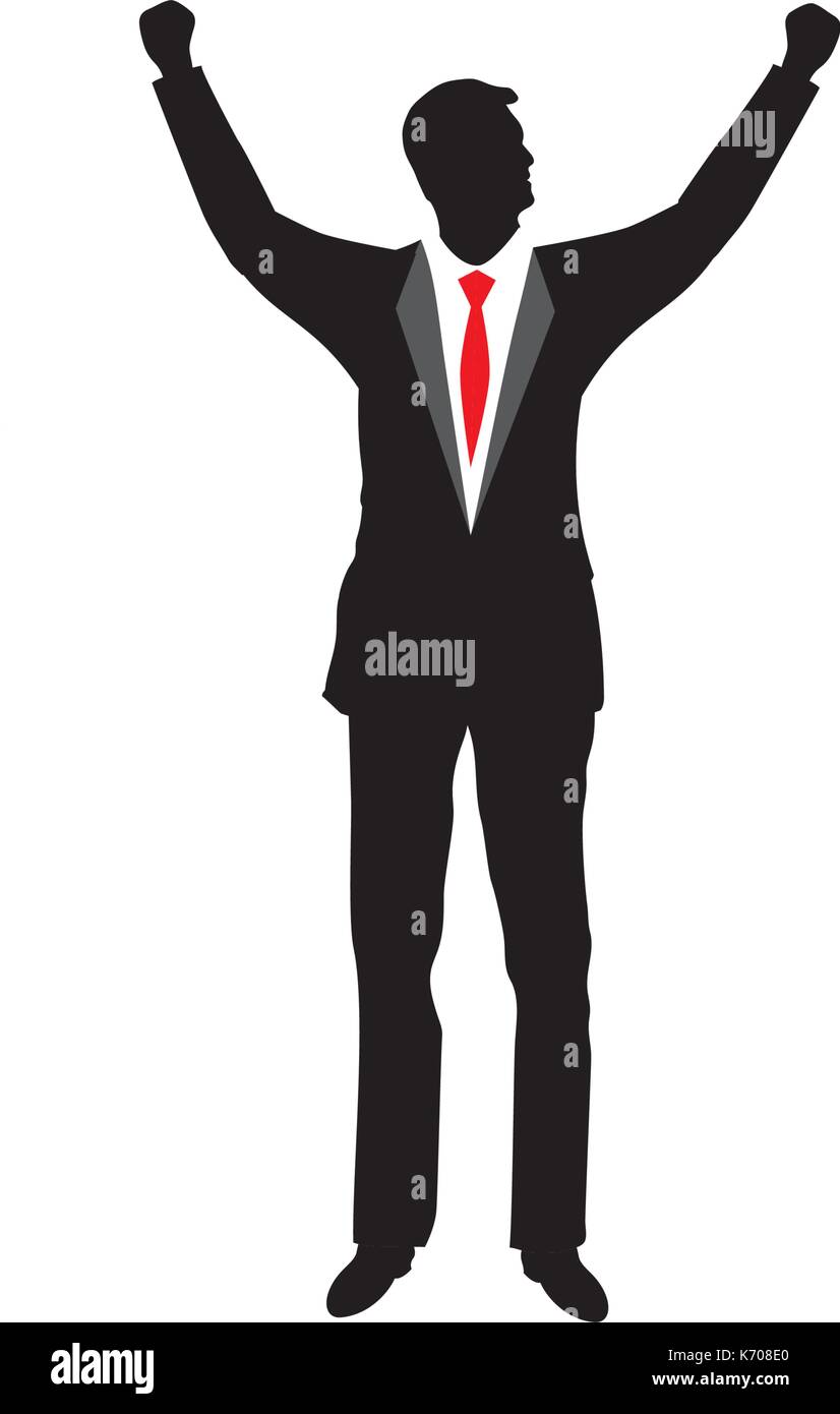 Businessman silhouette vecteur icône illustration design Illustration de Vecteur