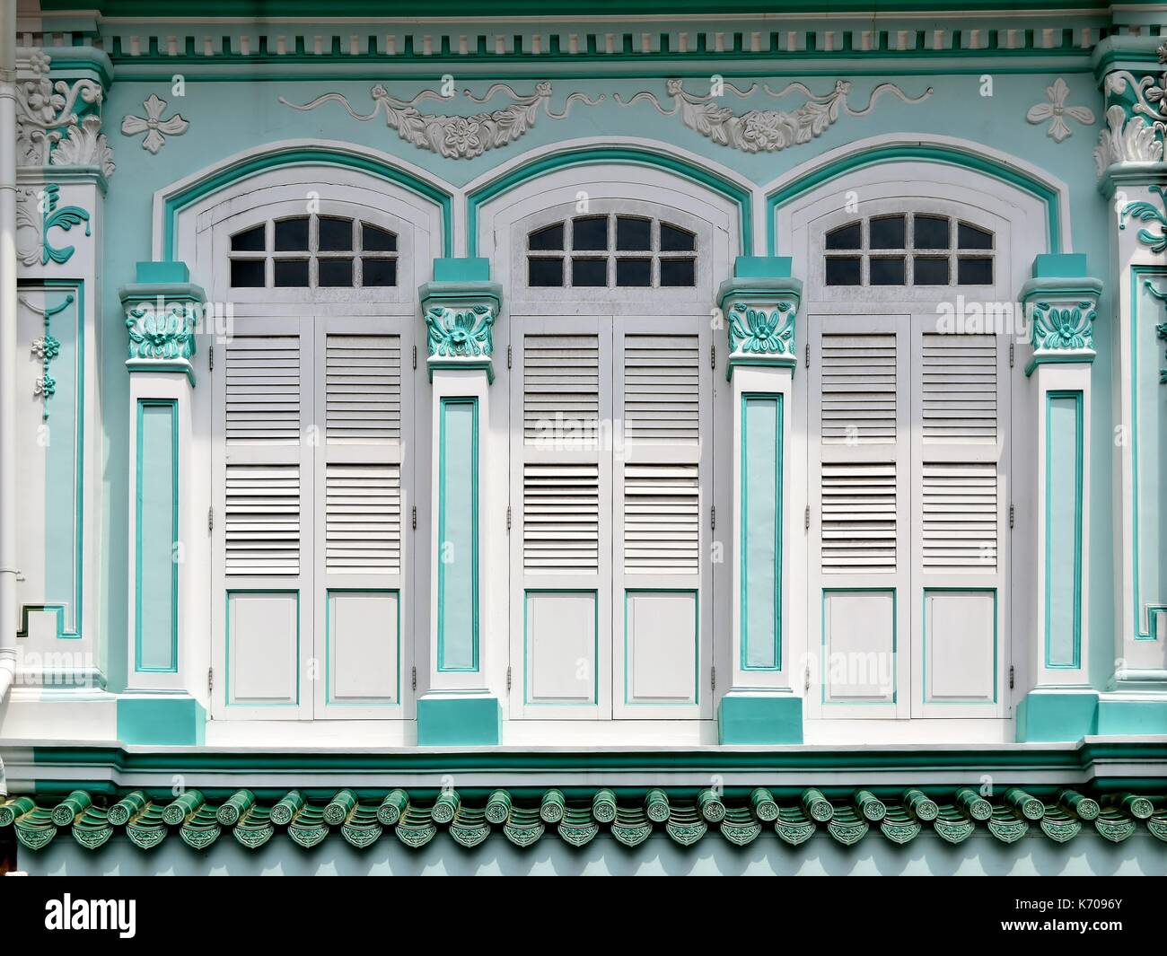 Maison traditionnelle boutique de Singapour Banque D'Images