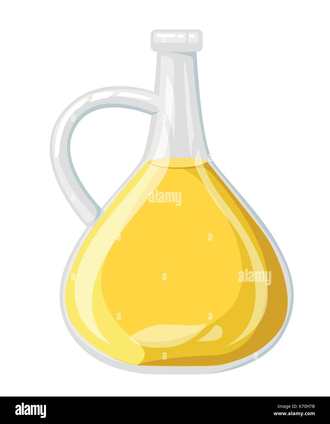 L'huile végétale bouteilles assorties set. L'huile d'olive, tournesol maïs soya vector illustration. la cuisson ingrédient épicé page site web et mobile app desig Illustration de Vecteur