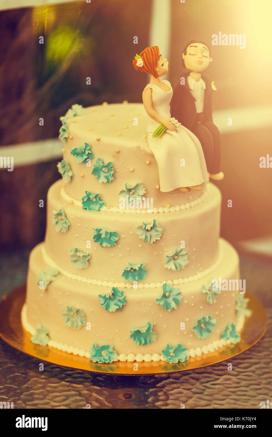 Vintage Wedding Cake Topper Banque D Image Et Photos Alamy