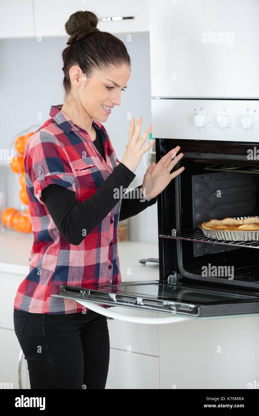 Le repas trop cuit Banque D'Images