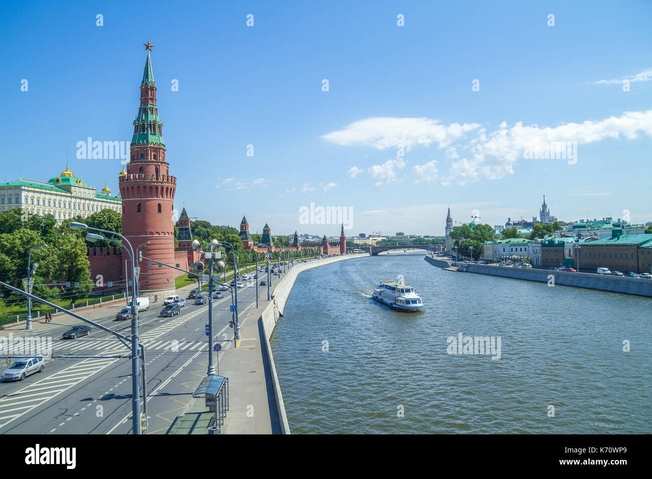 La Russie, Moscou, les routes urbaines, des peuples, de la place rouge. 2014 Banque D'Images