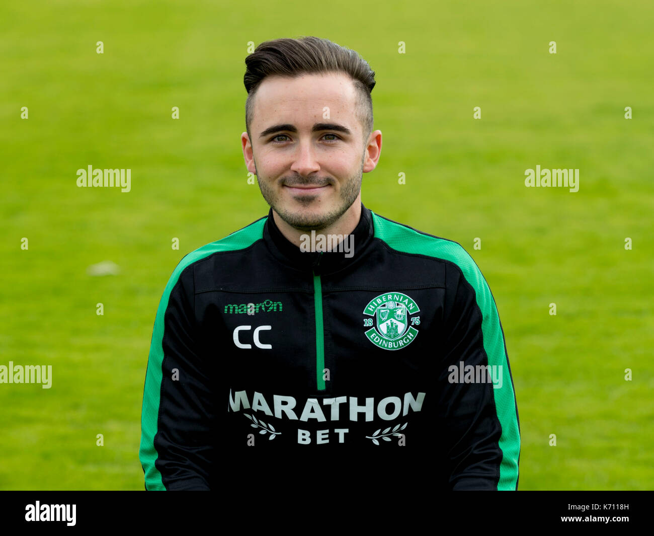 Calvin Charlton, hibernian Banque D'Images