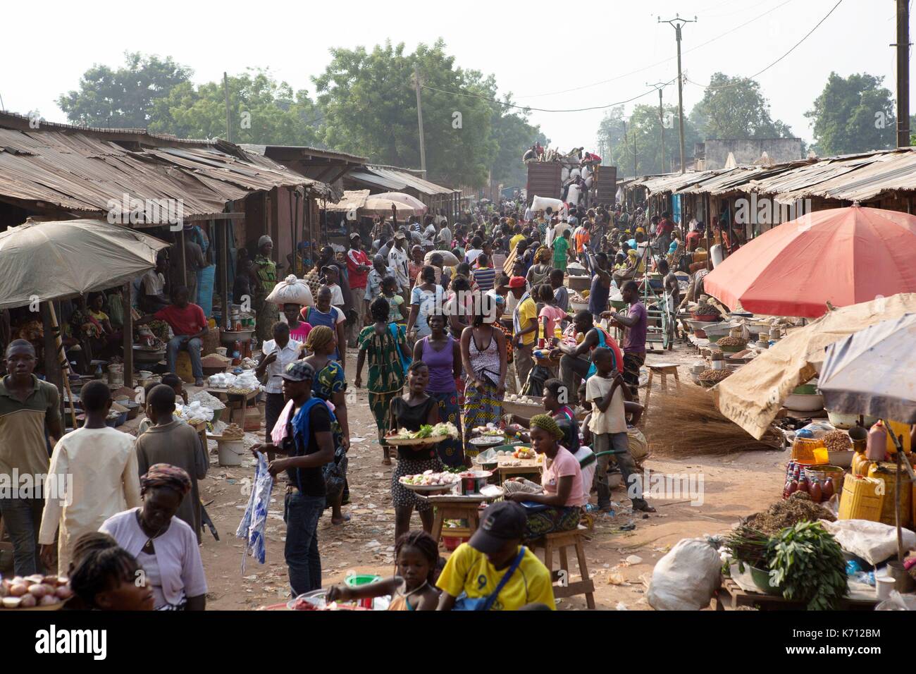 République centrafricaine, Bangui Fighter's Market Photo Stock Alamy
