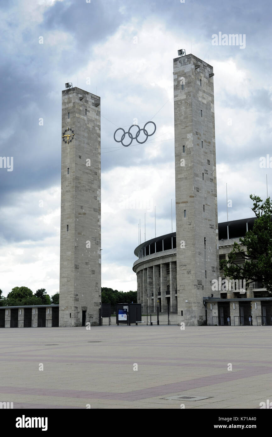 Olympiastadion, Berlin, Otto Mars, Hertha BSC Berlin, Berliner Olympiastadion, Deutsches Stadion, Werner Mars, Berlin Thunder, Banque D'Images