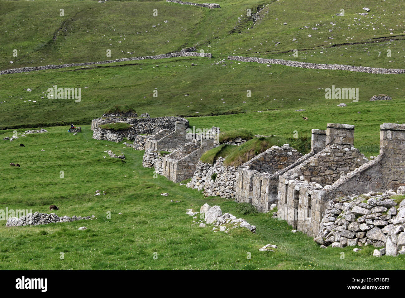 Rue principale st kilda Ecosse Banque D'Images