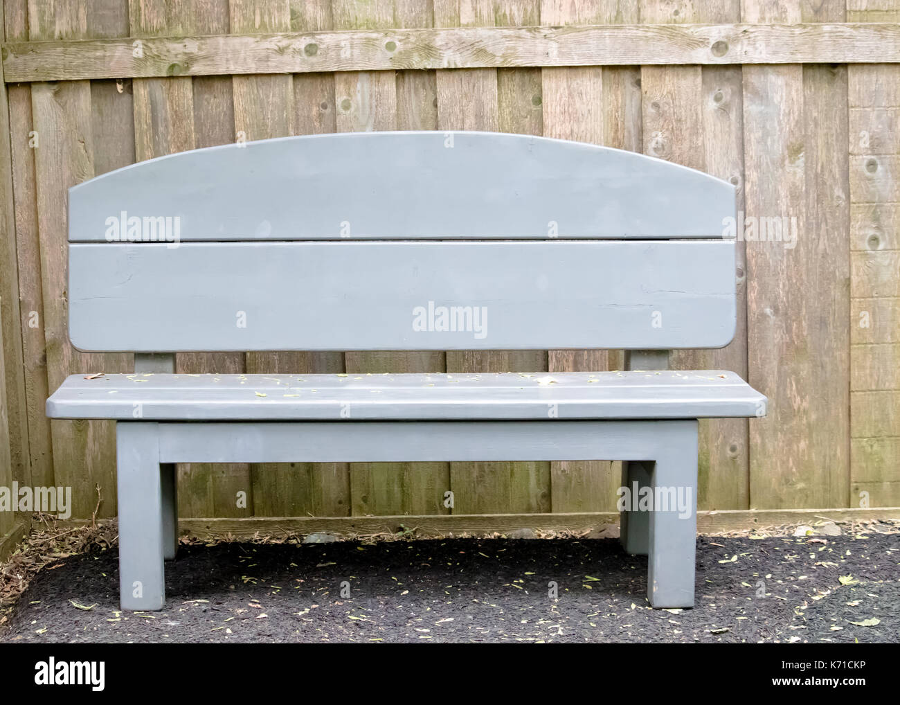 Banc de parc solitaire Banque D'Images