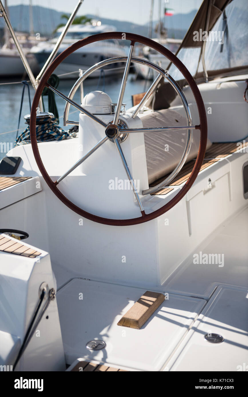Safran de yacht à voile Photo Stock - Alamy