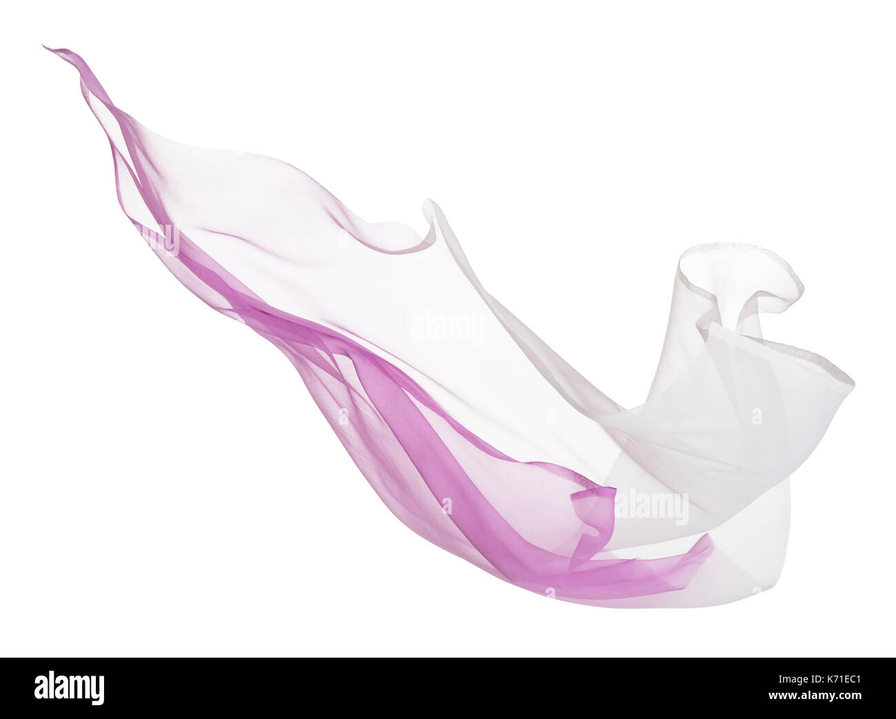 Chiffon doux le vol avec la courbe et modèle d'onde Banque D'Images