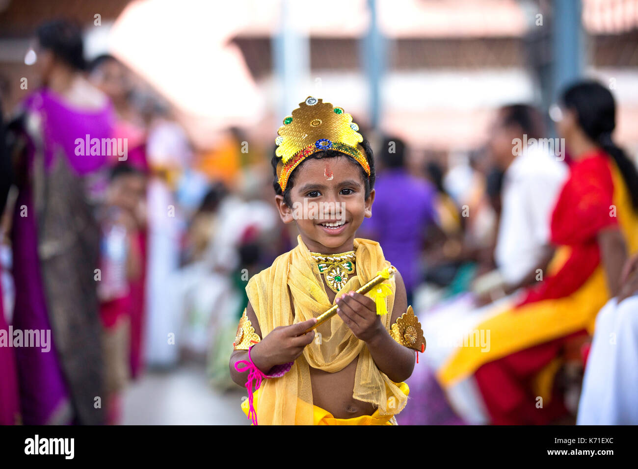 Festivals Festivals en Inde,danse,kerala kerala kathakali,formes,theyyam,pulikkali,danse,tigre onam,artistes lgbt colorés,festival indien Banque D'Images