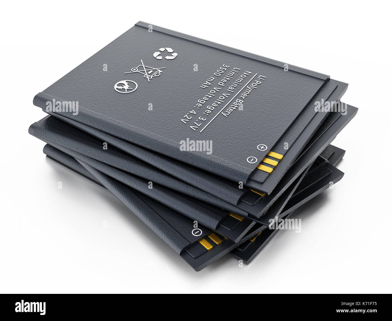 Smartphone de rechange batterie lithium-ion. 3d illustration Photo Stock -  Alamy
