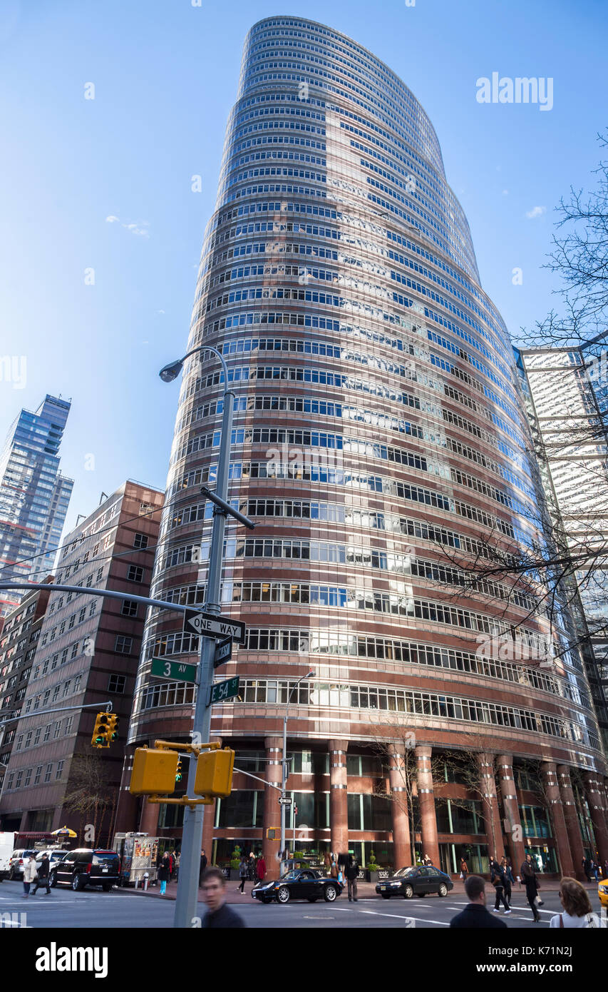 Lipstick Building à 885 Troisième avenue à Manhattan, new york city Banque D'Images