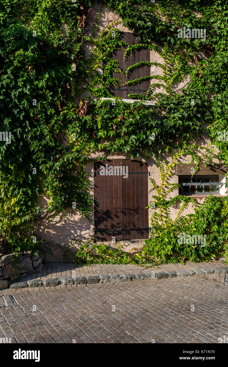 VILLAGE MÉDIÉVAL DU CASTELLET, VAR 83 FRANCE Banque D'Images