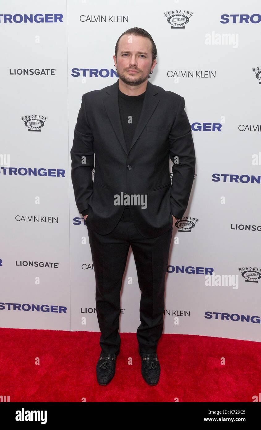 New York, NY, USA. 14Th sep 2017. Richard Lane jr. au niveau des arrivées d'une premiere, Walter Reade Theater au Lincoln Center, New York, NY 14 septembre, 2017. crédit : lev radin/everett collection/Alamy live news Banque D'Images