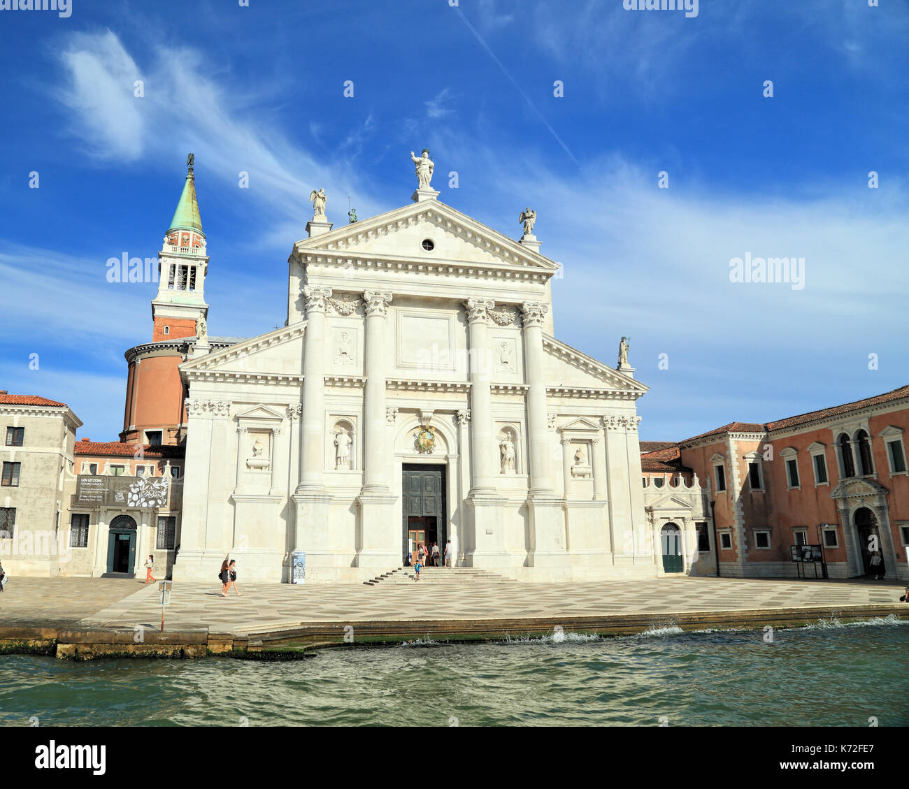 L'église de San Giorgio Maggiore sur l'île San Giorgio, Venise, Italie ...
