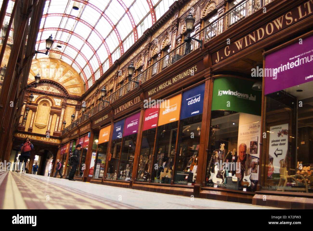 L'Arcade centrale, Grainger Town Banque D'Images