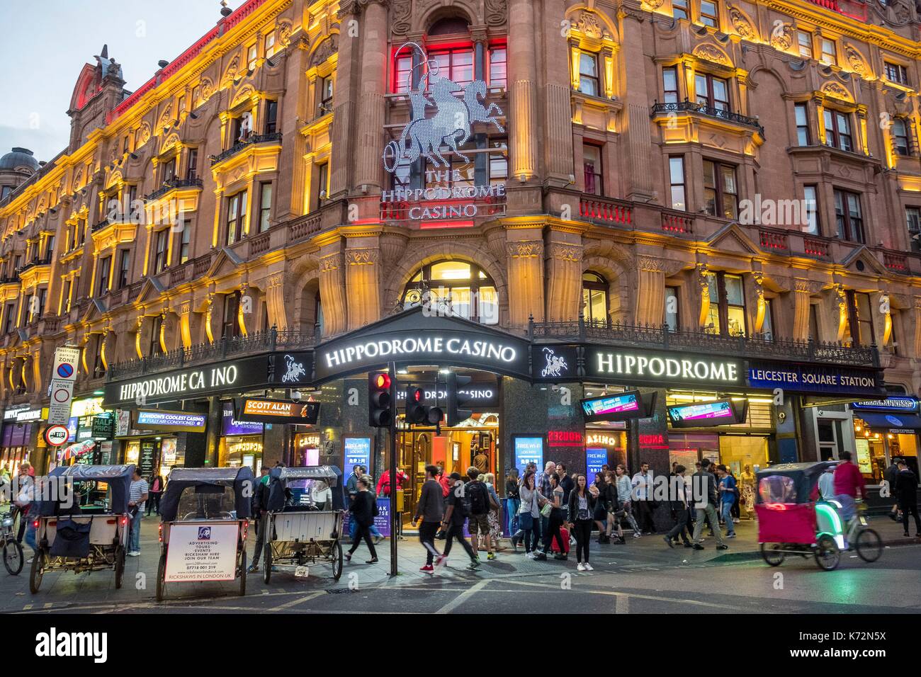 Royaume-uni, Londres, Covent Garden area, l'Hippodrome casino Banque D'Images