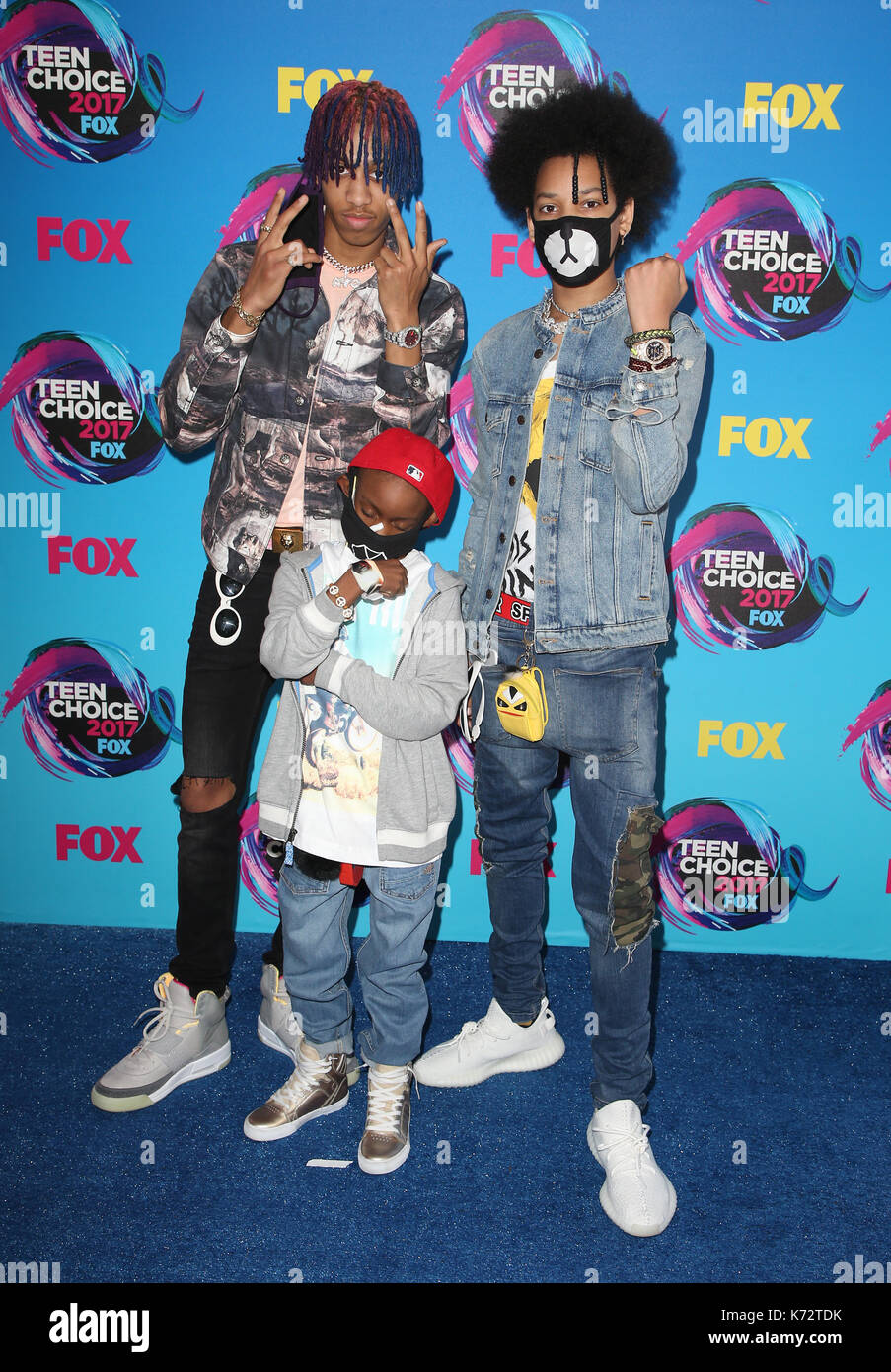 Teen Choice Awards 2017 comprend : ayo & teo où : Los Angeles, California, UNITED STATES Quand : 14 août 2017 Credit : fayesvision/wenn.com Banque D'Images