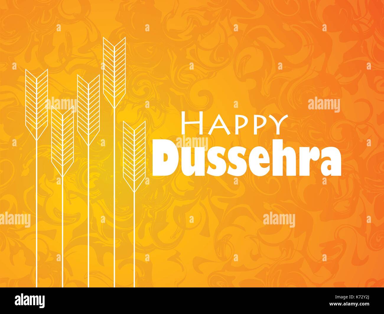 Happy dussehra. festival indien fête. en arrière-plan avec des flèches. vector illustration Illustration de Vecteur