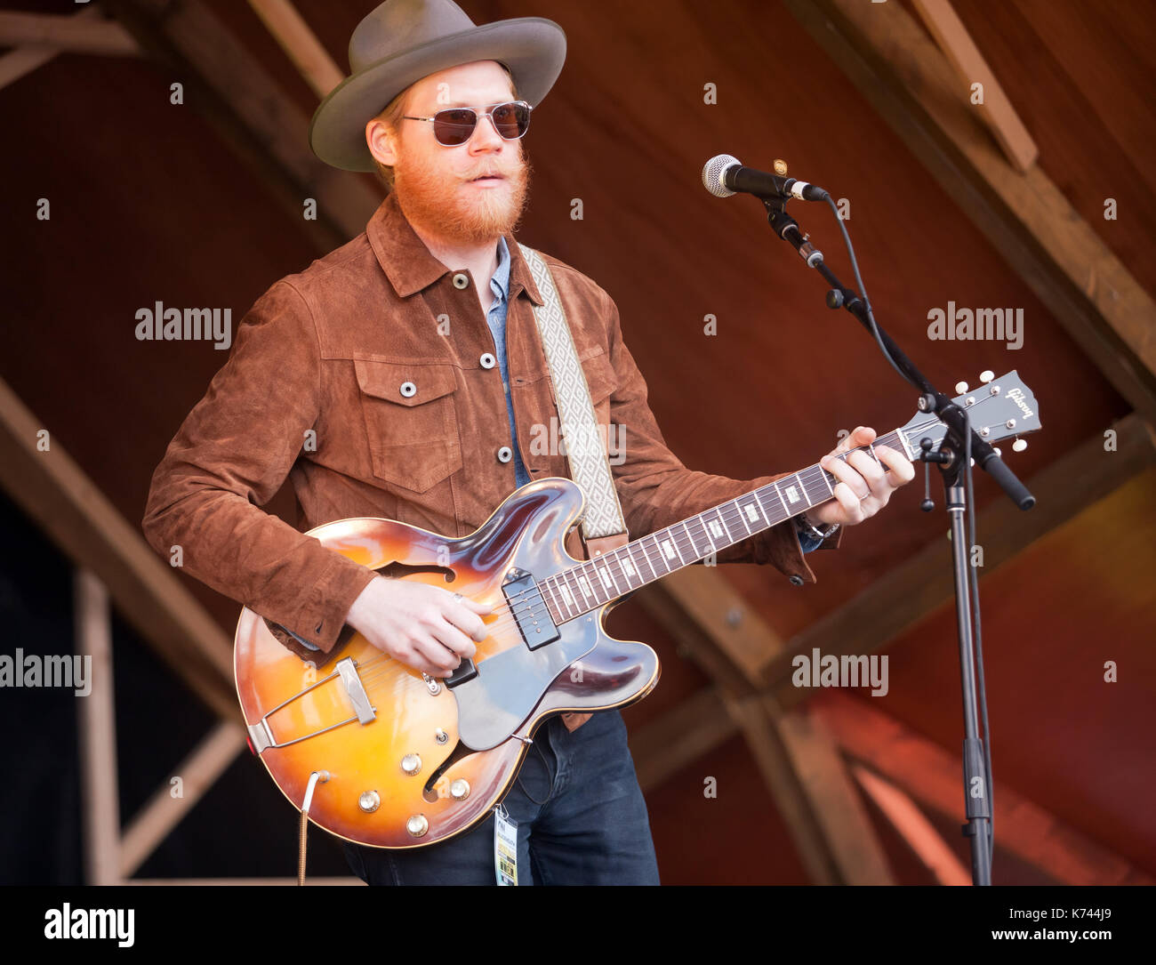 Jarrod dickenson sur scène 3, au festival de musique 2017 à blackheath Banque D'Images