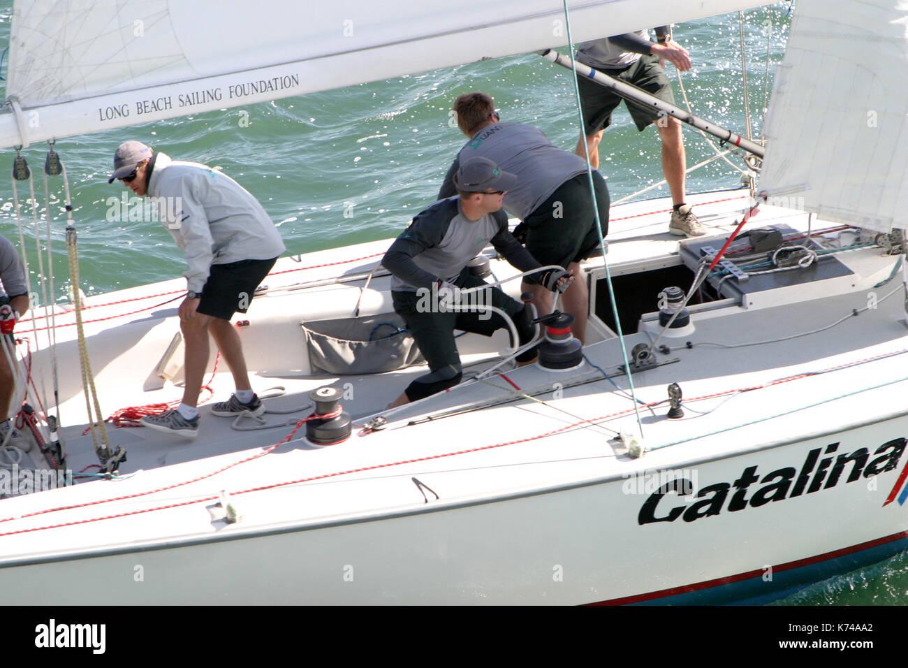 Long Beach yacht club Congressional Cup Banque D'Images