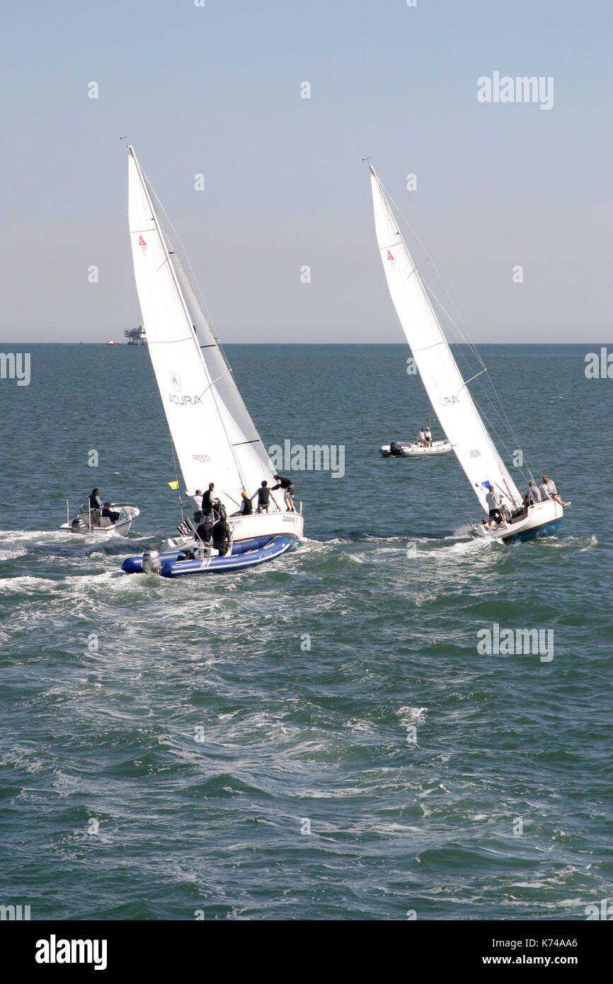Long Beach yacht club Congressional Cup Banque D'Images