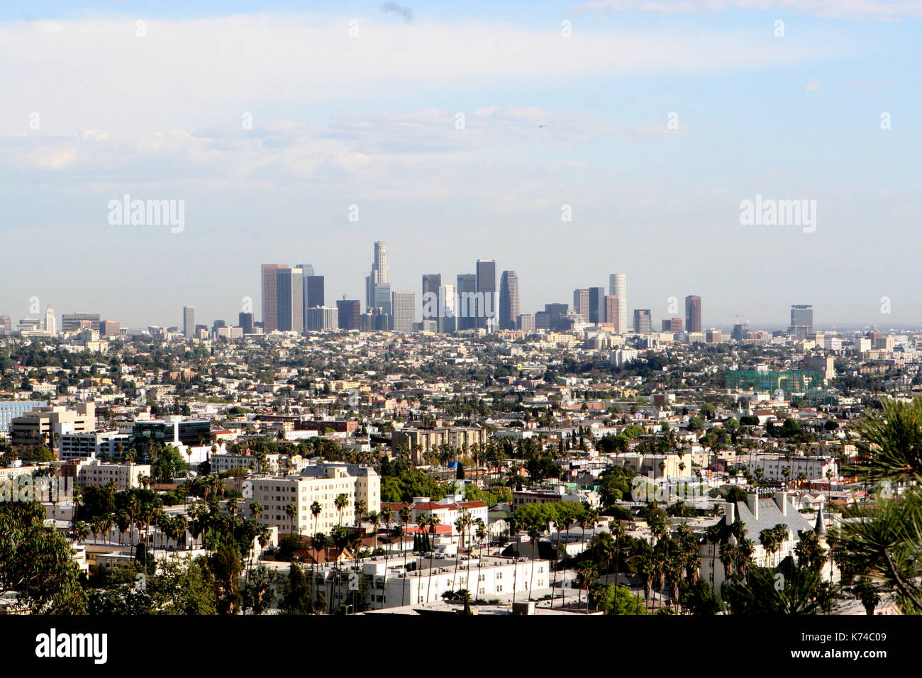 Los Angeles, Californie Skyline Banque D'Images
