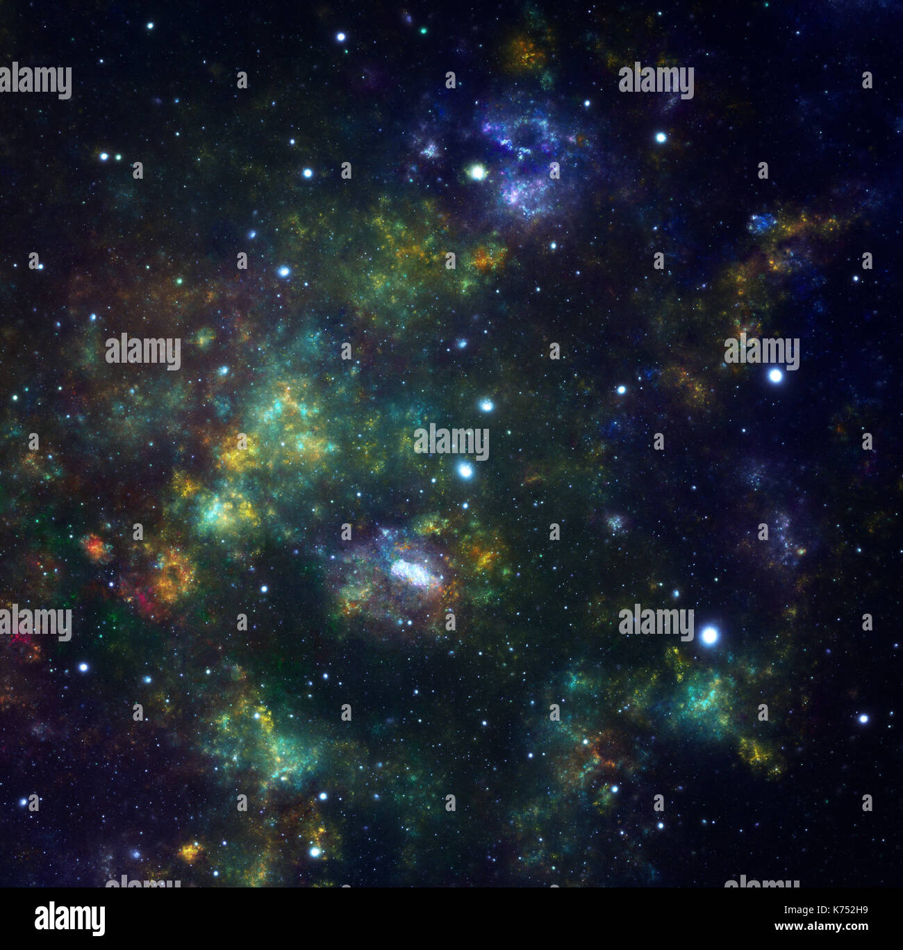 Stars de l'espace, galaxy background Banque D'Images