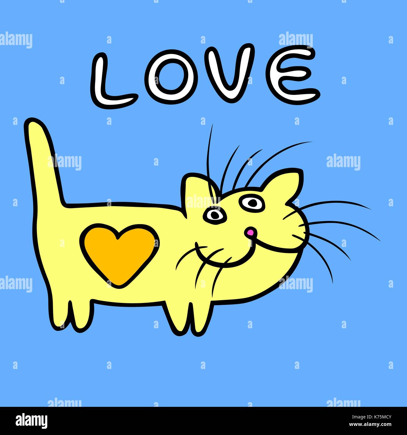 Coeur Jaune Cat Sur La Saint Valentin Funny Cartoon Amour Cool Caractere Freehand Contour Dessin Numerique Mignon Petit Personnage Bleu Fond Couleur Cheerf Image Vectorielle Stock Alamy Coeur Jaune Cat Sur La Saint Valentin Funny Cartoon Amour Cool Caractere Freehand Contour Dessin Numerique Mignon Petit Personnage Bleu Fond Couleur Cheerf Image Vectorielle Stock Alamy