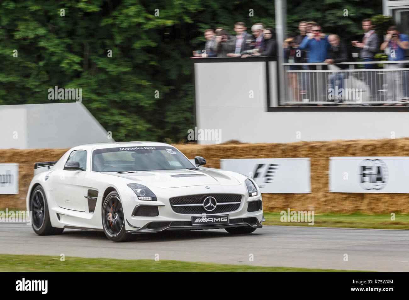 2017 Mercedes-Benz SLS AMG black series au goodwood festival of speed 2017, Sussex, UK. Banque D'Images