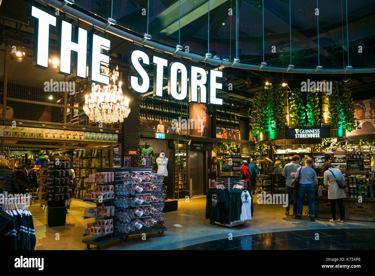 L'Irlande, Dublin, Guiness Storehouse, musée de la brasserie, le