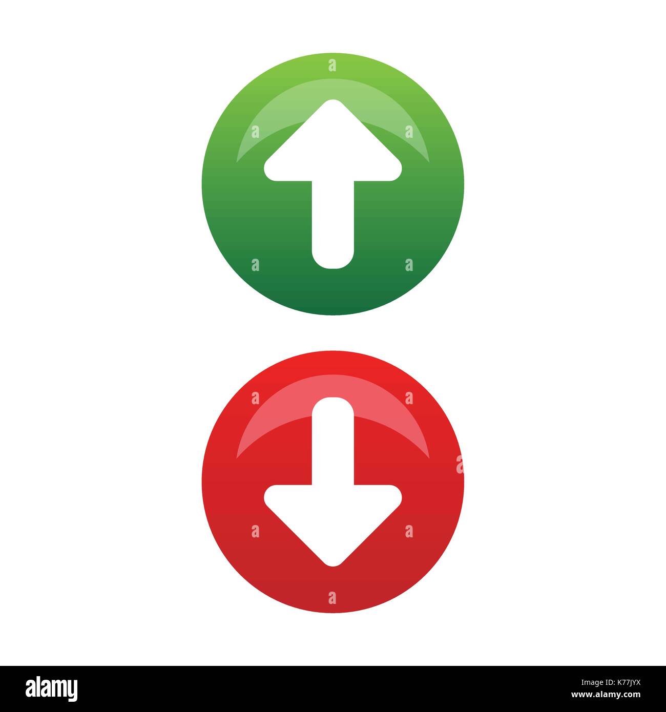 Bouton flèche vers le haut vector Illustration de Vecteur