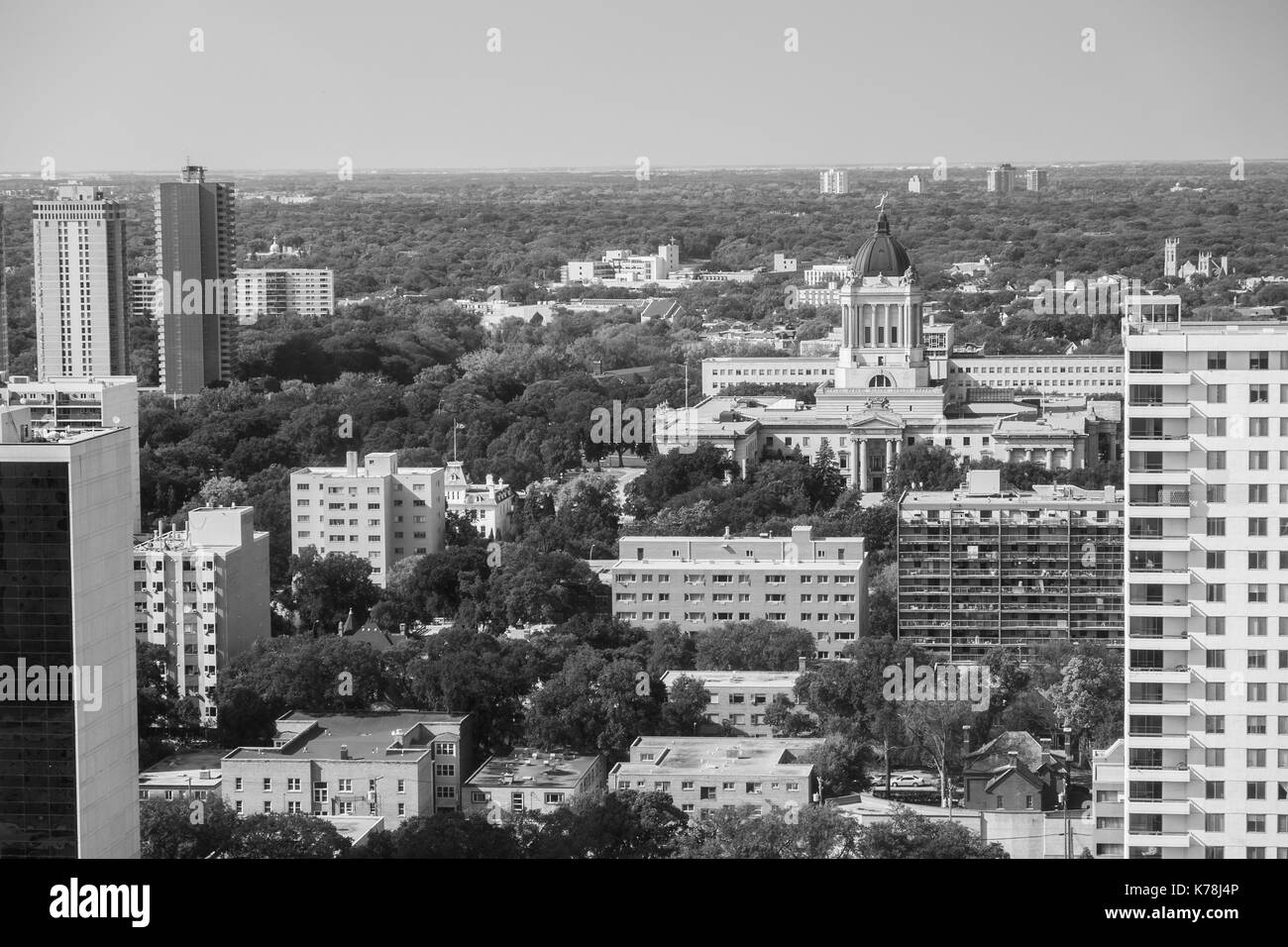 Ville de Winnipeg, Manitoba canada 10.9.17 Banque D'Images