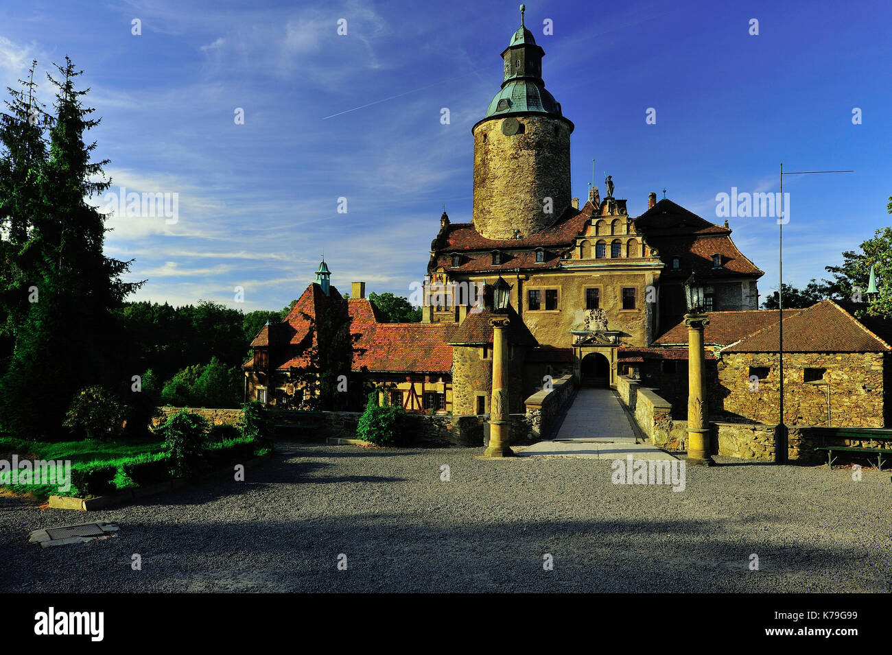 Château de Czocha, Czocha, château, dolnoslaskie, basse-Silésie, Pologne, Kwis, Lesna, Sucha,photo Kazimierz Jurewicz Banque D'Images